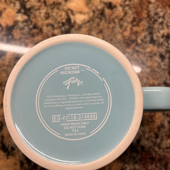 Funky Gasoline Diesel Fusion mug Red Rocket Blue and Red - Picture 7 of 12